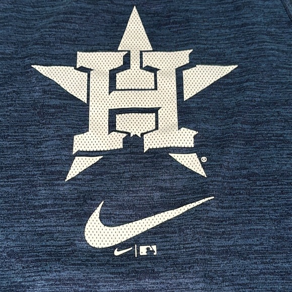 Houston Astros Nike Dri-Fit Women's Right Mix High Neck Tank Top Navy size Small - Picture 4 of 16